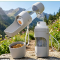 Adventure-Ready Portable Pet Bottle: Hydrate & Feed On-The-Go!